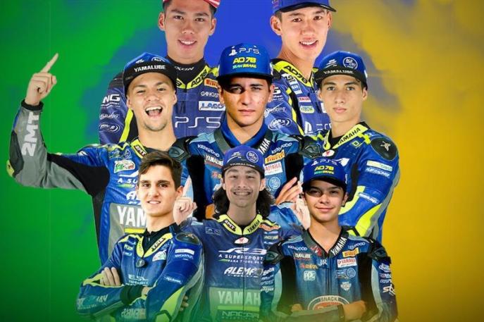 Oito pilotos da Yamaha Racing Brasil disputarão provas na Europa em 2022