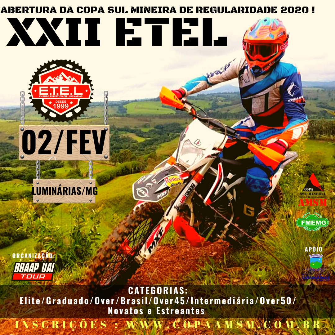 XXII ETEL - Contagem regressiva para começa a Copa Sul Mineira 2020