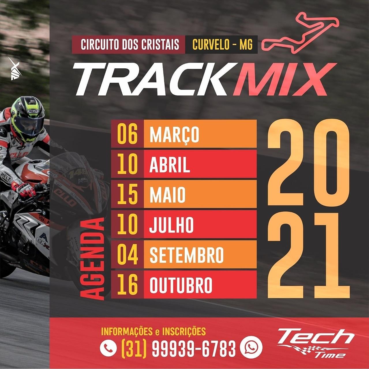 Track Mix divulga calendário para temporada 2021