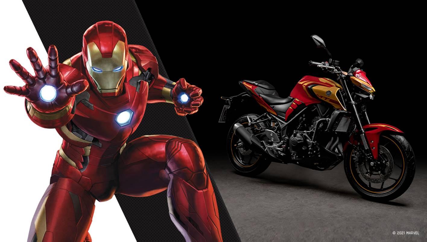 YAMAHA dá continuidade à Collab com Marvel e lança MT-03 Homem de Ferro